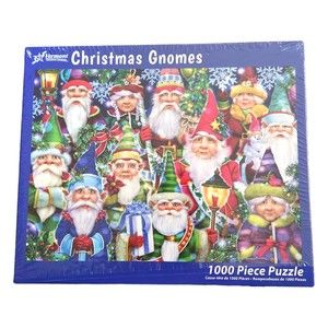 Vermont Christmas Company Christmas Gnomes Puzzle by Randy Wollenmann 1000 Pcs.